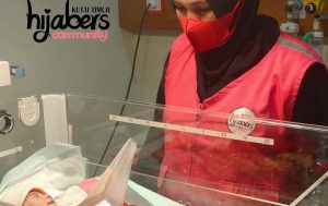 Bayi yang lahir tanpa dinding perut mendapatkan respon cepat dari Pemerintah Daerah Kutim. (foto : 1st)