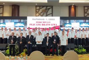 Perkumpulan Bravo Lima (PBL) menggelar Rapat Pimpinan Nasional-I/2022 yang dihadiri Presiden RI Joko Widodo. (foto : Exclusive)