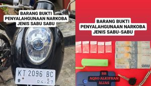 Barang bukti yang disita Unit Reskrim Polsek Sungai Kunjang, Polresta Samarinda. (foto: Exclusive)