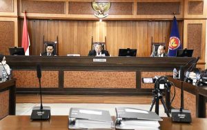 Sidang Majelis Komisi Pemeriksaan Pendahuluan perdana atas Perkara Nomor 06/KPPU-M/2024. (foto: Exclusive)