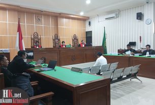 Sidang pembacaan Pledoi Terdakwa Rachmat Fadjar. (foto: Lukman)