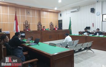Sidang pembacaan Pledoi Terdakwa Rachmat Fadjar. (foto: Lukman)