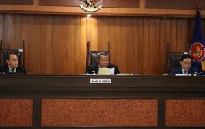 Sidang Majelis Komisi Pemeriksaan Pendahuluan perdana atas Perkara Nomor 01/KPPU-M/2025. (foto: Exclusive)
