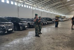 72 unit kendaraan roda 4 PT. Sritex 2 disita Kejaksaan Agung. (foto: Exclusive)