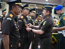 Jaksa Agung ST Burhanuddin melantik sejumla Kajati termasuk Kajati Kaltim Dr. Supardi, SH, MH. (foto: Exclusive)