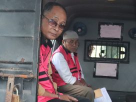 Tersangka YI dan DA dititipkan di Rutan Tanjungpinang, sedangkan Tersangka CA tidak dilakukan penahanan karena sedang sakit. (foto: Exclusive)