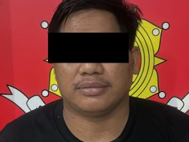 Tersangka MRAS kini ditahan di Polresta Samarinda. (foto: Exclusive)