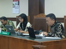 Kuasa Hukum PWI dalam sidang. (foto: Humas PWI)