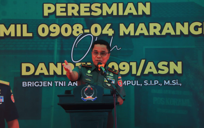 Danrem 091/ASN, Brigjen TNI Anggara Sitompul, S.I.P., M.Si.