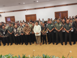 Sekda Kukar Serta Peserta Dari Pemerintah Desa Pada Kegiatan Bimtek Ketahanan Pangan dan Pembentukan Koperasi Merah Putih di Tenggarong. (foto: Exclusive)