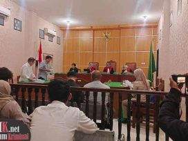 Sidang Gugatan Perlawanan Ernie Aguswati Hartojo. (foto: ib)