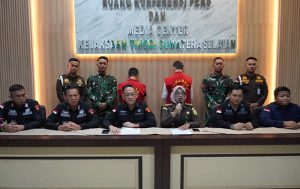 Kasi Penkum Kejati Sumsel Vanny Yulia Eka Sari, SH, MH dalam Konferensi Pers penetapan tersangka Jaksa gadungan berinisial BA yang berprofesi sebagai PNS. (foto: Exclusive)