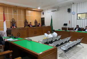 Sidang Pembacaan Dakwaan Terdakwa Amrullah Dan Idi Erik Idianto. (Foto: Exclusive)