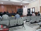 Sidang Terdakwa H.Wahyu Adhiguna Melle digelar secara virtual menghadirkan 9 orang saksi pada sidang Kedua. (foto : Lukman)